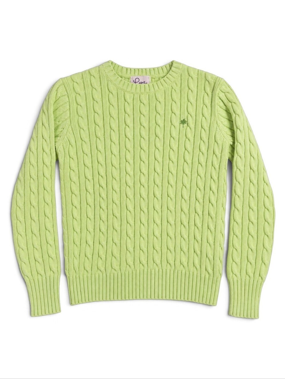 Lilly Pulitzer Cable Knit Crew Neck Sweater Size XL